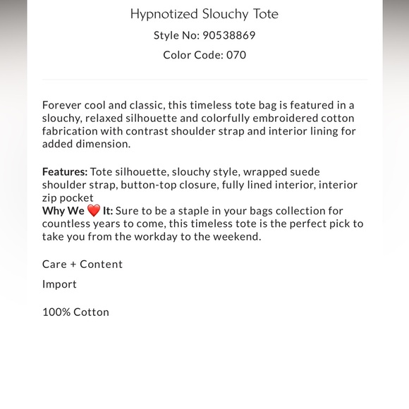 Free People Gold and Brown Tote Bag - Picture 5 of 5